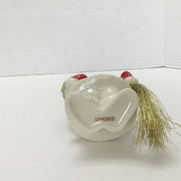 Lenox Very Merry Santa Holding Christmas Tree Porcelain Ornament & Photo Stand - Picture 7 of 11